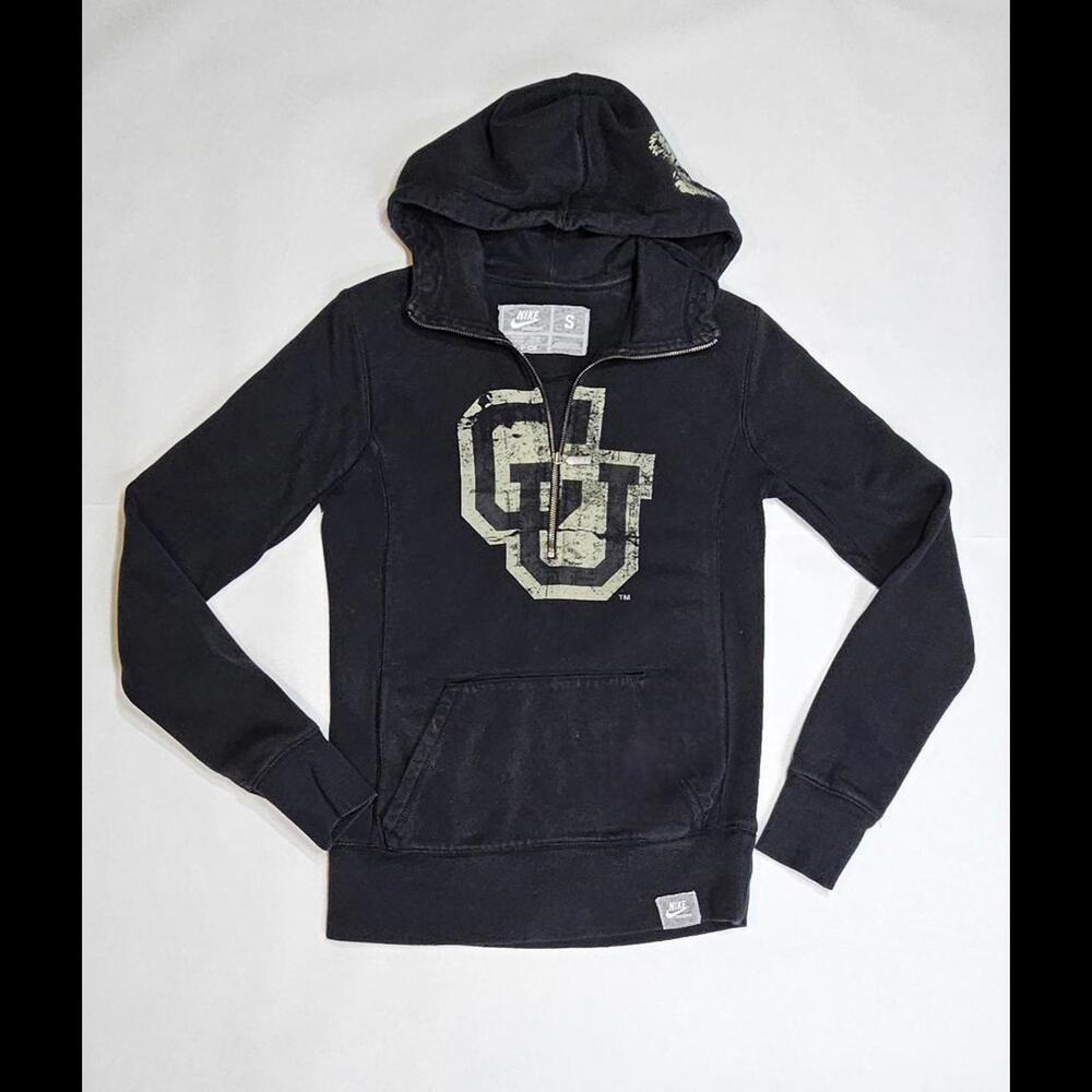Nike CU Buffs Hoodie Size Small Gray
